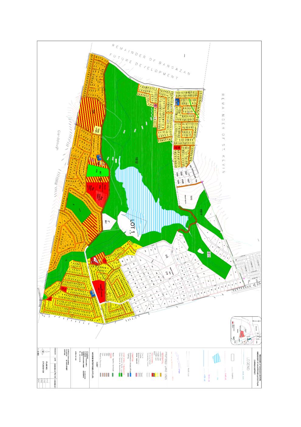 Approved layout plan, amendment 5.3